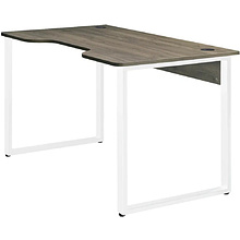 Стол компьютерный игровой Millwood Лофт Гонконг (ДТ-3), 1200x700 мм, сосна пасадена, белый