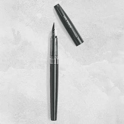 Ручка перьевая EF "Малевичъ", металл, с конвертером, набор чернила + значок, мокрый асфальт - 3