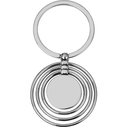 Брелок "Кольца", серебристый - 2