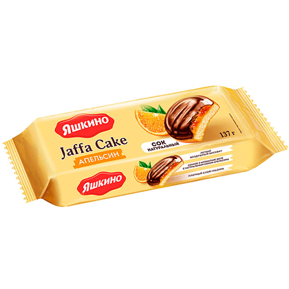 Печенье "Яшкино", 137 гр, с апельсином