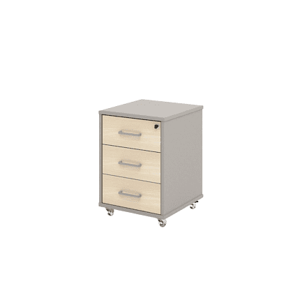 Коллекция Титан Тумба подкатная ТН564Т/1_ЗМ, 456х443х621, с замком