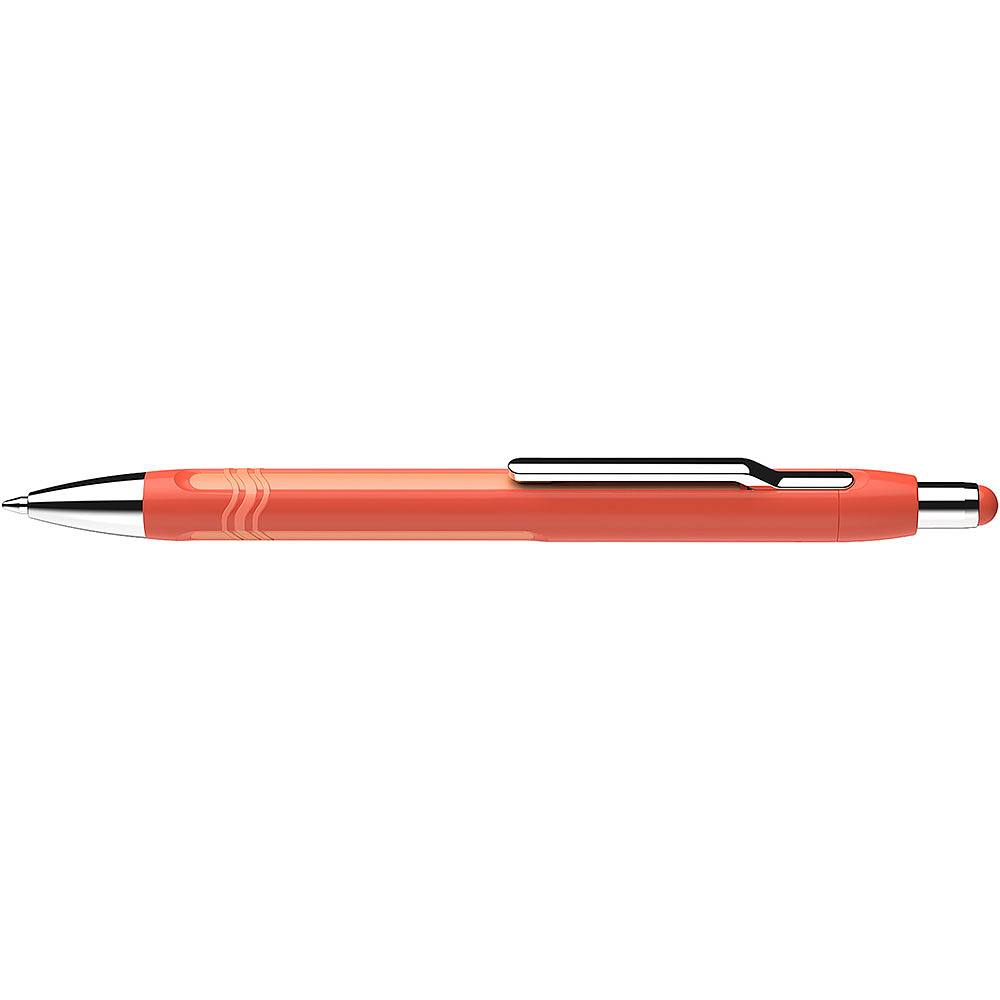 Ручка шариковая автоматическая "Schneider Epsilon", оранжевый, стерж. синий - 3