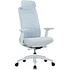 Кресло для руководителя SitZone CH-531A-BS, ткань, пластик, белый, -30%