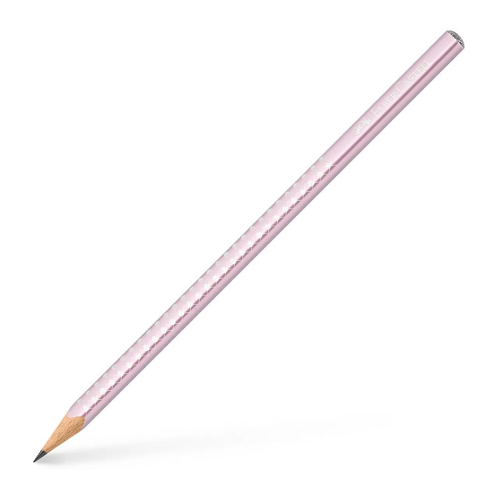 Карандаш простой "Sparkle", B, розовый