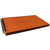 Скетчбук "Kraft", 14.5x24 см, 140 г/м2, 40 листов, оранжевый - 2