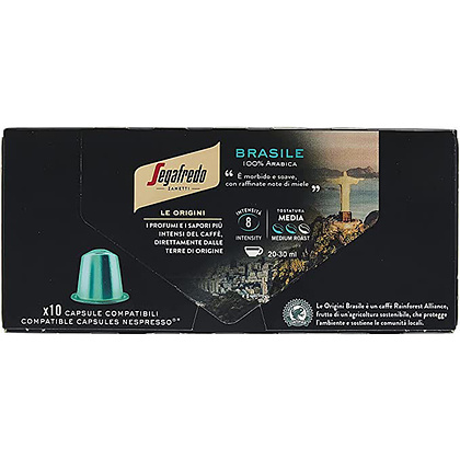 Капсулы "Segafredo" Brasile для кофемашин Nespresso, 10 порций - 2