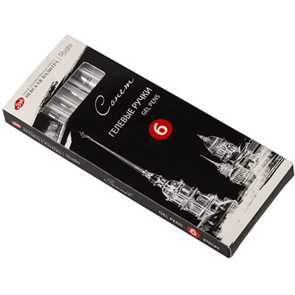 Ручка гелевая "Сонет", 0.8 мм, белая - 4