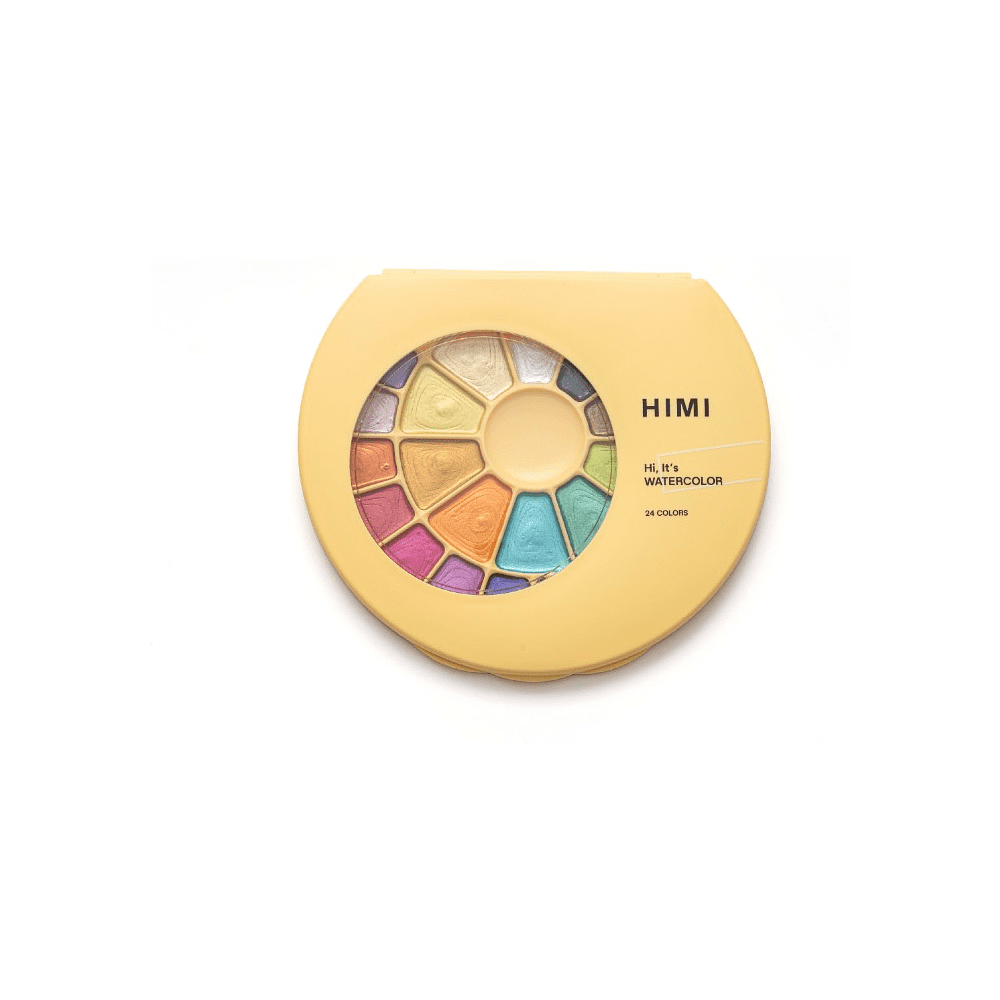 Краски акварельные металлик "Himi", набор, 24 цвета - 9