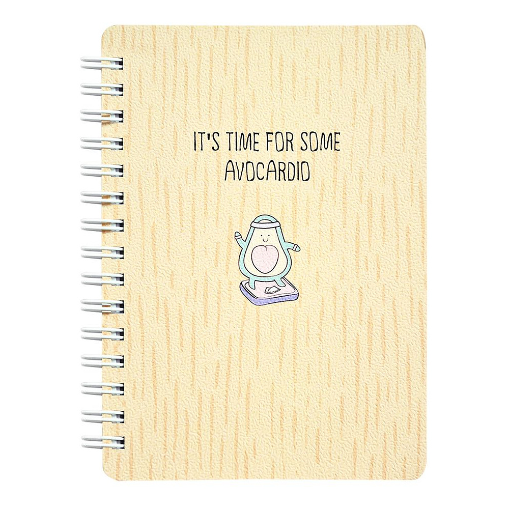 Блокнот "Avocado зарядка", А6, 120 листов, клетка, разноцветный