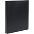 Папка на кольцах "СТАММ", А4, 2 кольца, пластик, черный