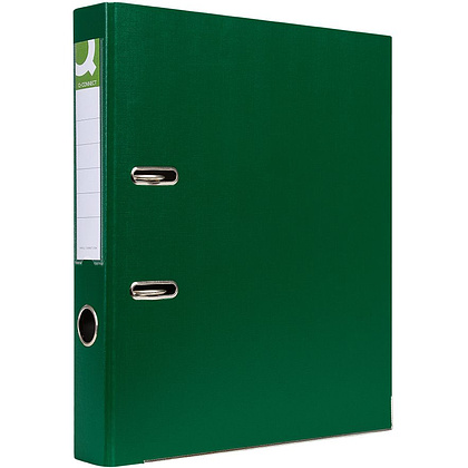 Папка-регистратор "Q-Connect ПВХ Эко", A4, 50 мм, зеленый