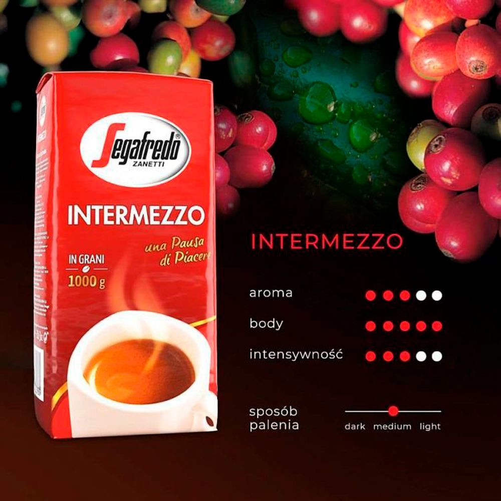 Кофе "Segafredo" Intermezzo, зерновой, 1000 г - 3