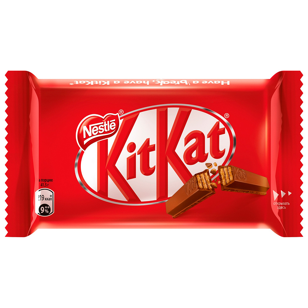 Вафельный батончик в шоколаде "Kit Kat", 41.5 г