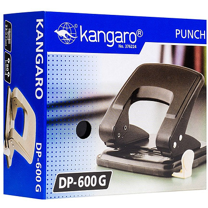 Дырокол Kangaro "DP-600G", 22 листа, темно-синий - 3