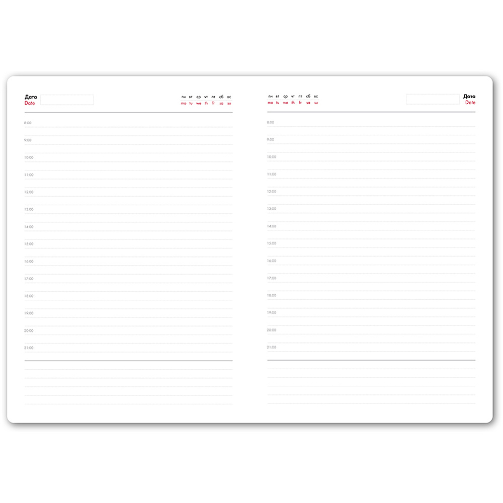 Ежедневник недатированный "Campbell", А5, 272 страницы, желтый - 5