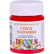 Краска акриловая по стеклу и керамике 