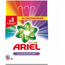 Порошок стиральный "Ariel Color", 4 кг, автомат