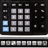 Калькулятор настольный Rebell "BDC712GL BX (888)", 12-разрядный, черный - 3