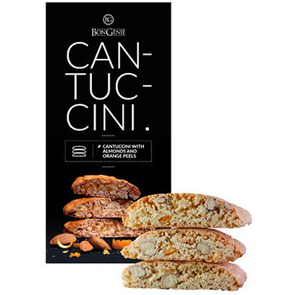 Печенье "Bongenie. Cantuccini" с миндалем и апельсиновыми корочками, 180 г - 2