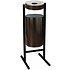 Урна уличная для сбора мусора "CЛП-300", 36 л, 1050 мм, черный