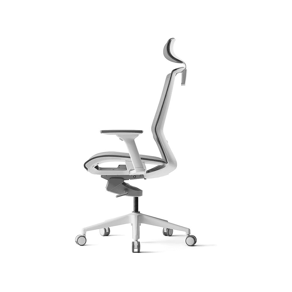 Кресло для руководителя BESTUHL "J15", сетка, пластик, серый, -50% - 3