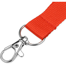 Тесьма с карабином для бейджа "839121", красный