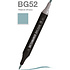Маркер перманентный двусторонний "Sketchmarker Brush", BG52 темное облако