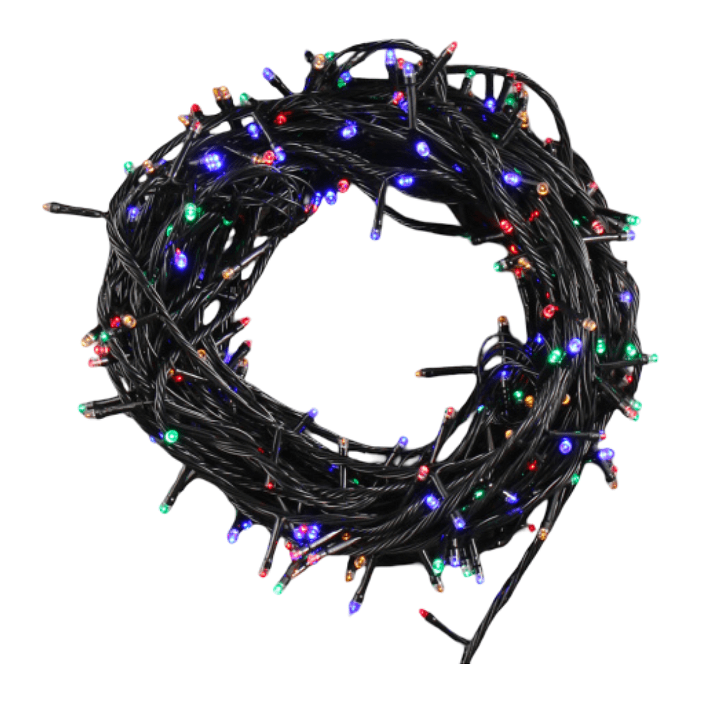 Гирлянда электрическая LED "Нить", 22 м, мультиколор