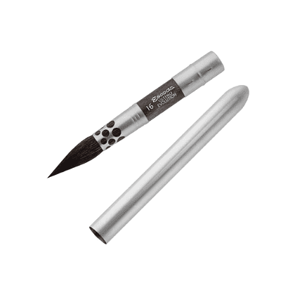 Кисть "Escoda Ultimo Evolution", имитация белки, круглая, складная №16 - 4