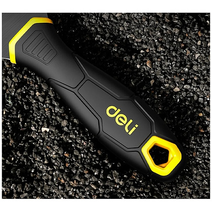 Шпатель нержавеющий Deli YS EDL-HD2-5, 63 мм, ручка 2K, черный, желтый - 5