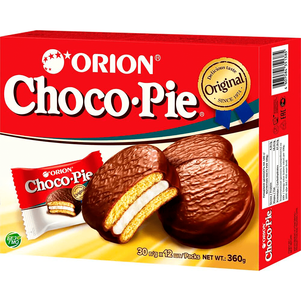 Печенье "Choco Pie", 360 г 9116307 купить в Минске | цены оптом в Офистон