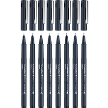 Набор ручек капиллярных "Schneider Fineliner Pictus", 8 шт