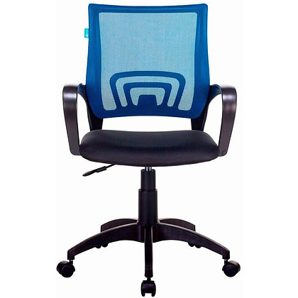 Кресло для персонала Бюрократ "CH-695NLT", ткань, пластик, синий, черный - 2