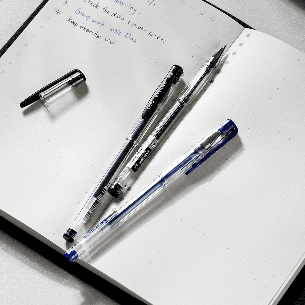 Ручка гелевая "Every", 0.5 мм, прозрачный - 8