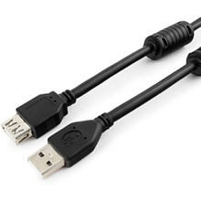 Кабель-удлинитель Cablexpert CCF2-USB2-AMAF-6 USB2.0 AM/AF, 1.8м, черный