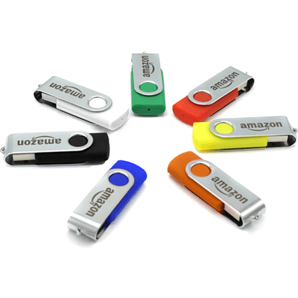 USB Flash 2.0 16 Gb VDF-008, пластик, метал, оранжевый   - 4