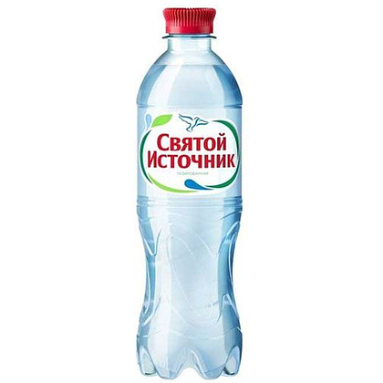 Вода питьевая "Святой Источник", газированная, 0.5 л 991635 купить в ...