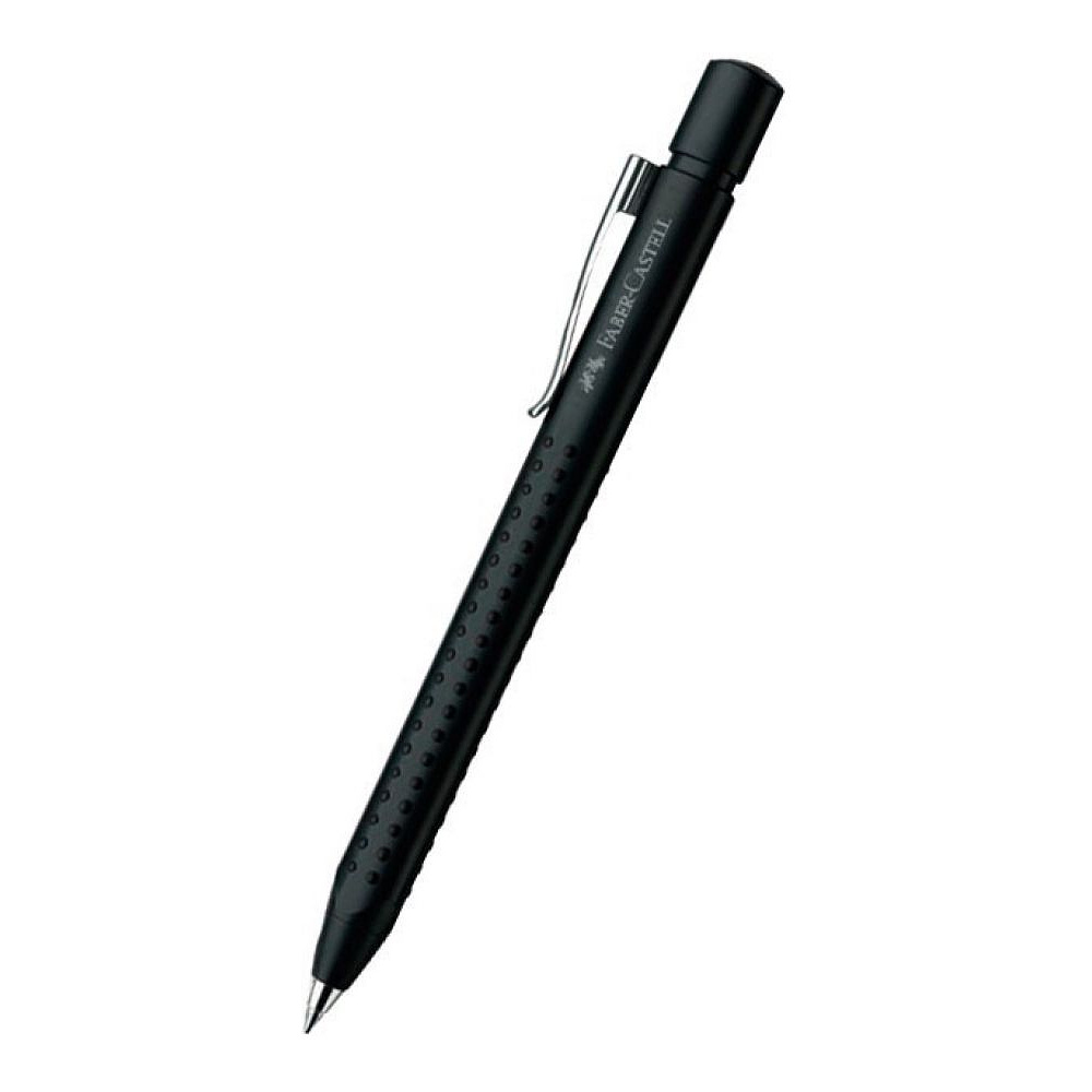 Ручка шариковая автоматическая "Faber-Castell Grip 2011", 0.7 мм, черный, стерж. синий - 2