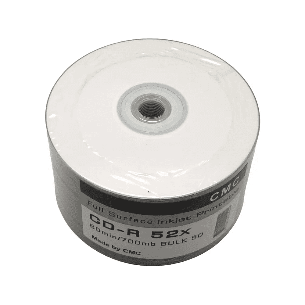 Диск CD-R, 700Mб, 52x, CMC Printable, 50 шт - 2