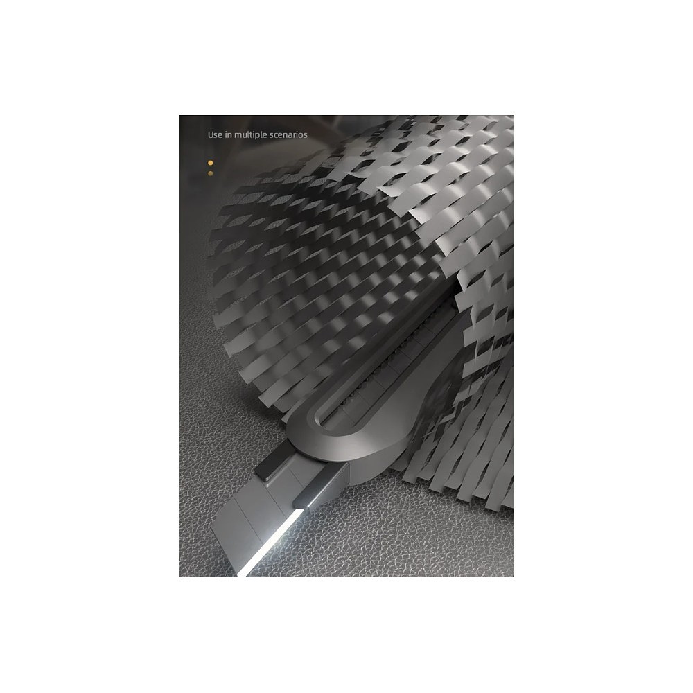 Нож для бумаги "Deli Home", 9 мм, чёрный - 6