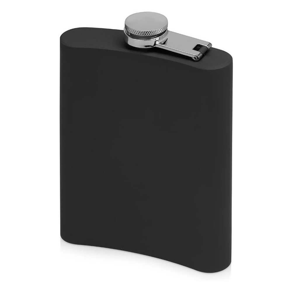 Фляжка "Remarque", металл, 240 мл, черный, серебристый - 3