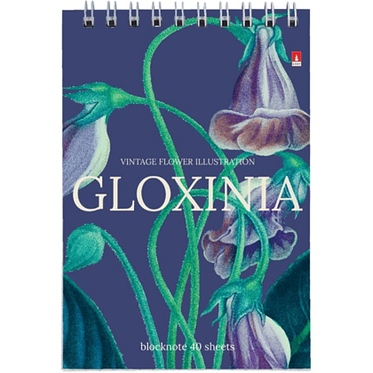 Блокнот   "Цветы. Паттерн", 40 листов , A6 , 94x132 , ассорти - 3