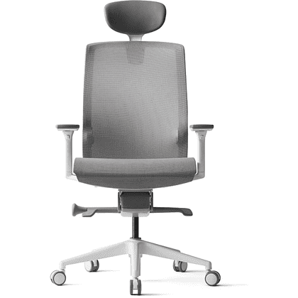 Кресло для руководителя BESTUHL "J15", сетка, пластик, серый, -50% - 2