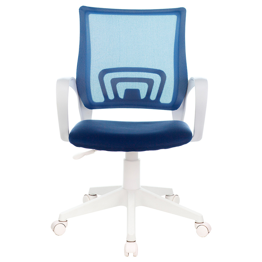 Кресло Бюрократ "CH-W695NLT", сетка, ткань, пластик, темно-синий - 2