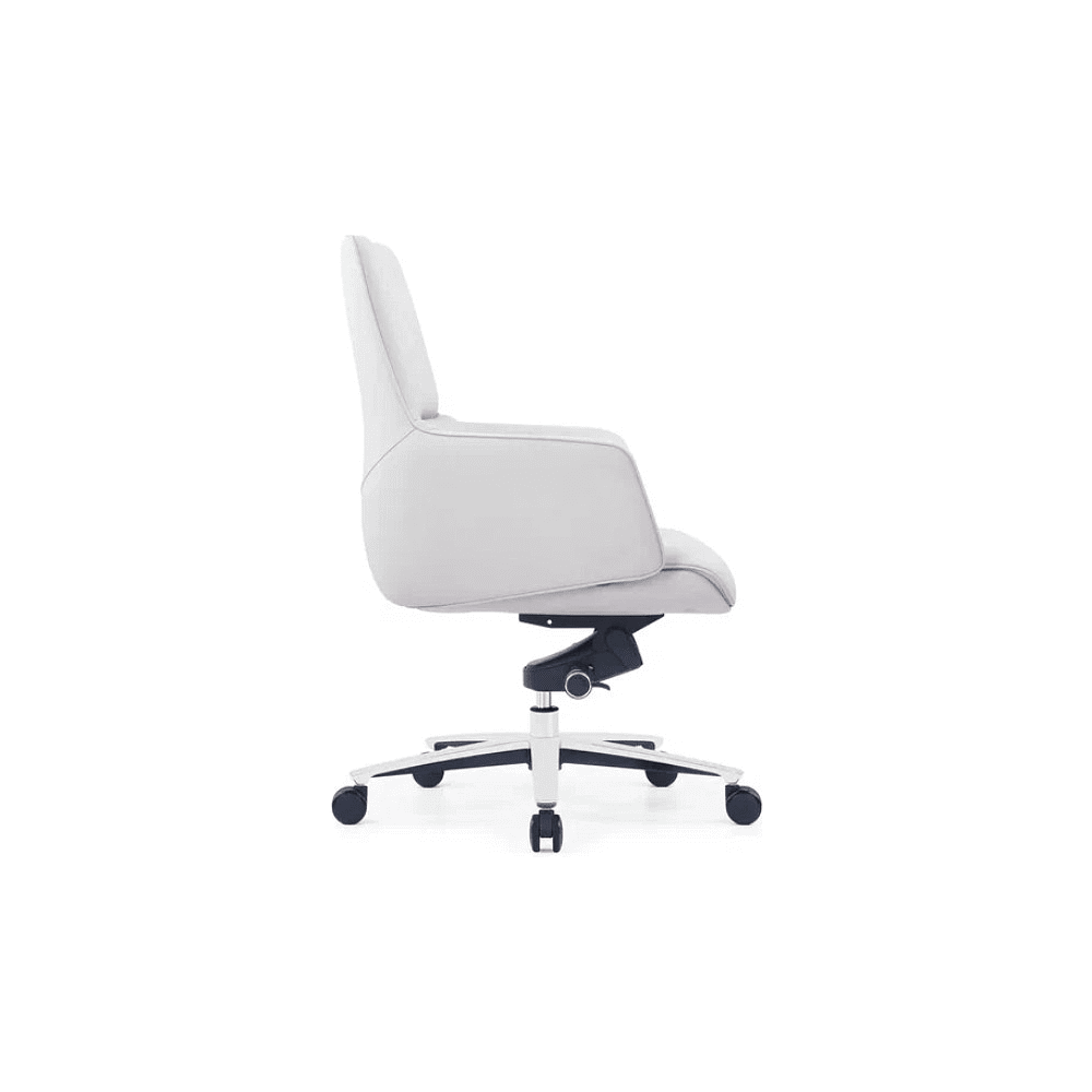 Кресло для руководителя SitZone CH-500B, кожа, алюминий, белый, -30% - 3