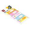 Закладки бумажные "Deli" с печатью, 45x15 мм, 150 шт, ассорти - 4