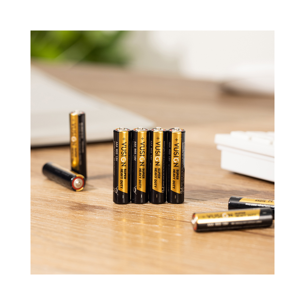 Батарейки солевые Deli "VUSIGN AA/R6P" 4 шт 