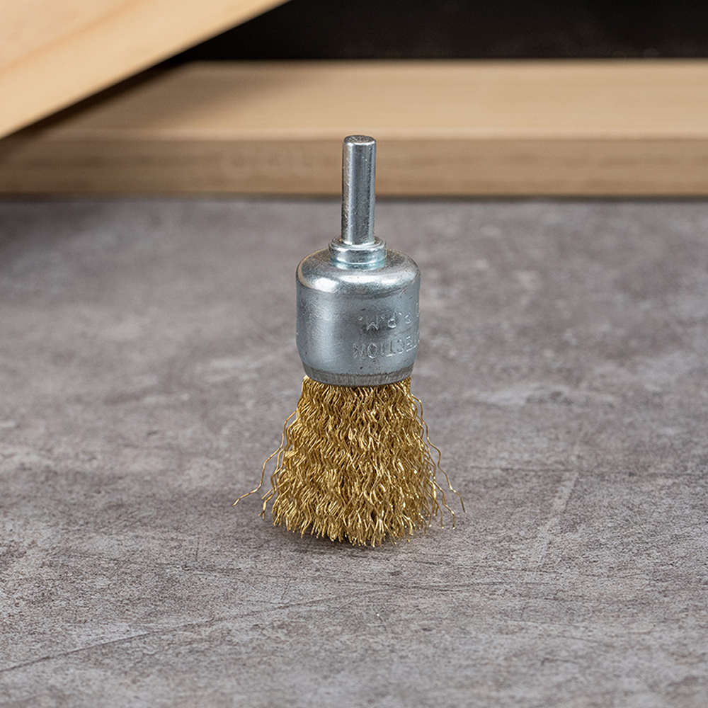 Щетка для дрели Deli YS EDH-GSS025-E6, плоская, проволочная