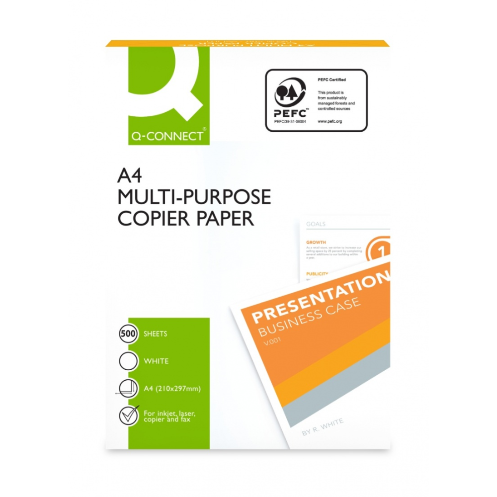 Бумага "Q-Connect", A4, 500 листов, 75 г/м2 