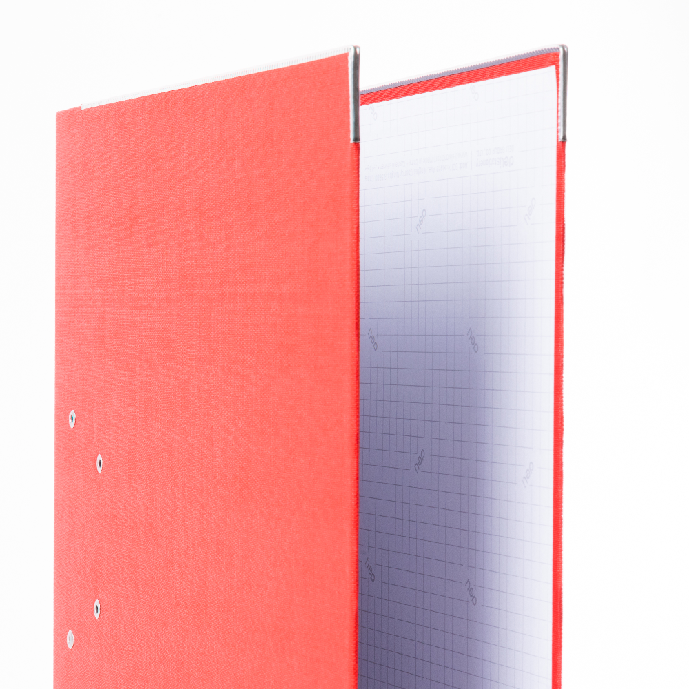 Папка-регистратор "Deli", А4, 50 мм, красный